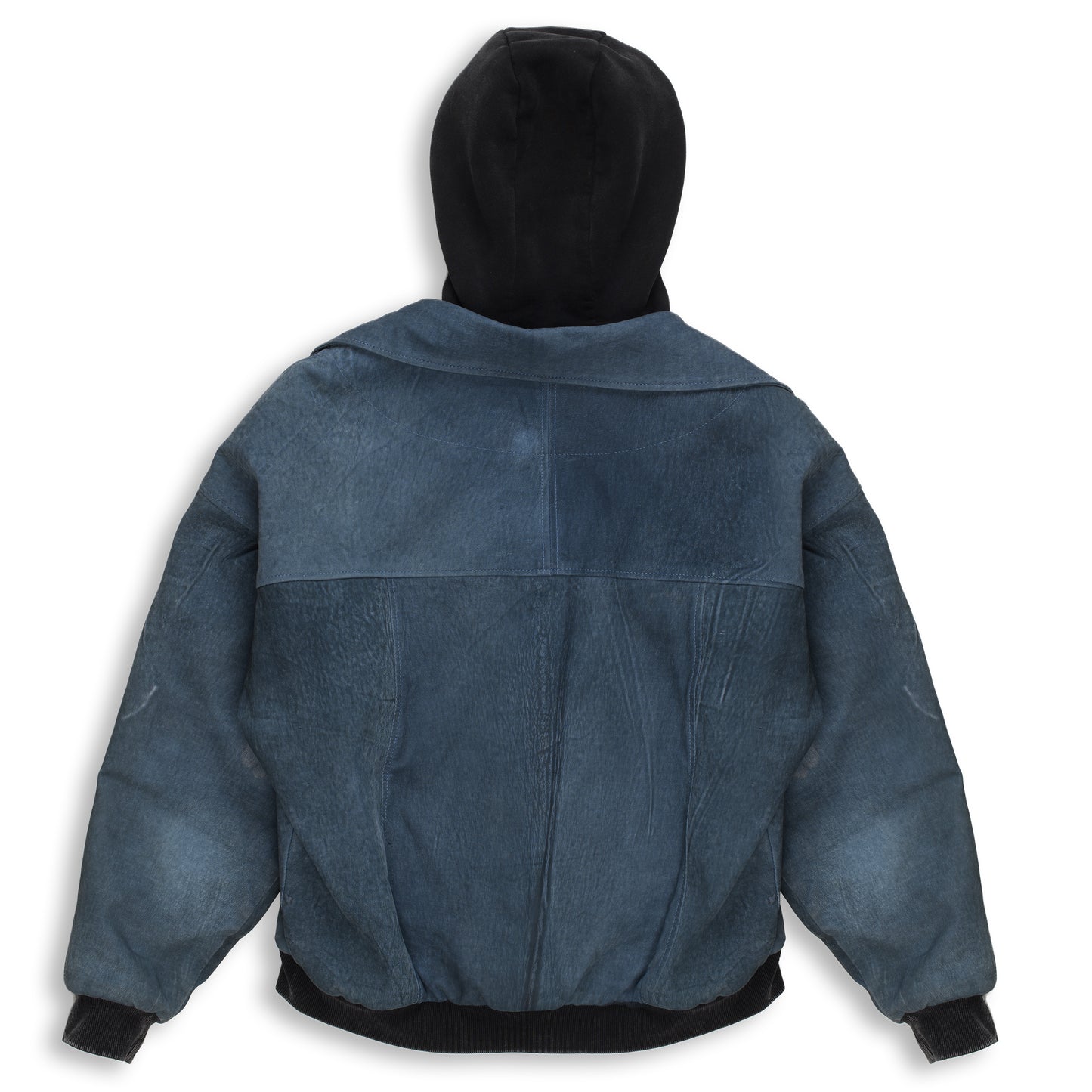 SUEDE HOODIE