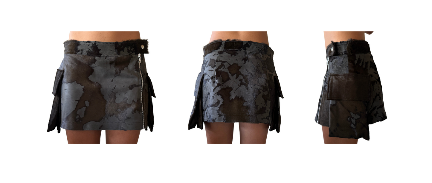 CAMO PONY CARGO SKIRT