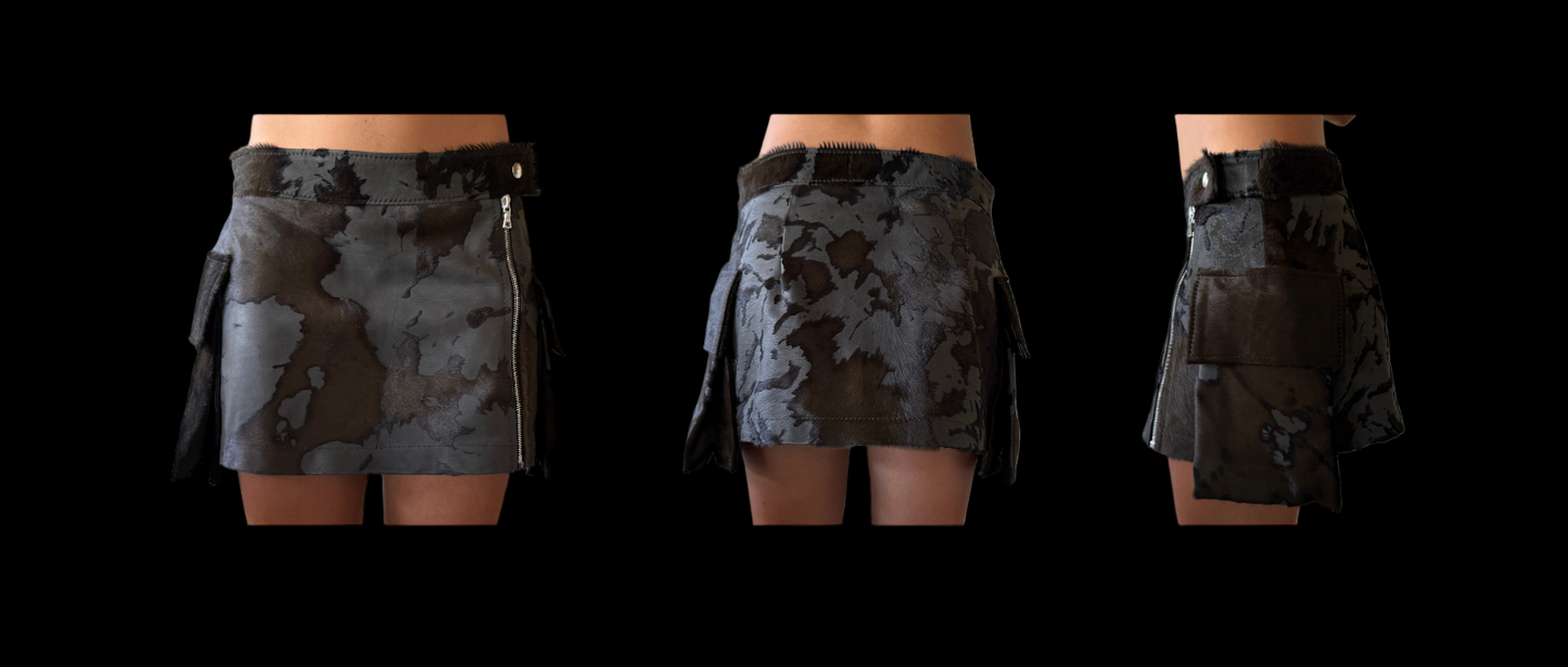 CAMO PONY CARGO SKIRT