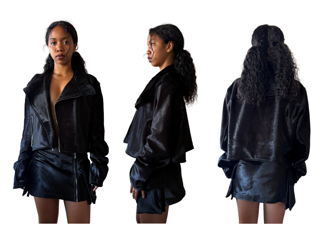 CROPPED PONY JACKET