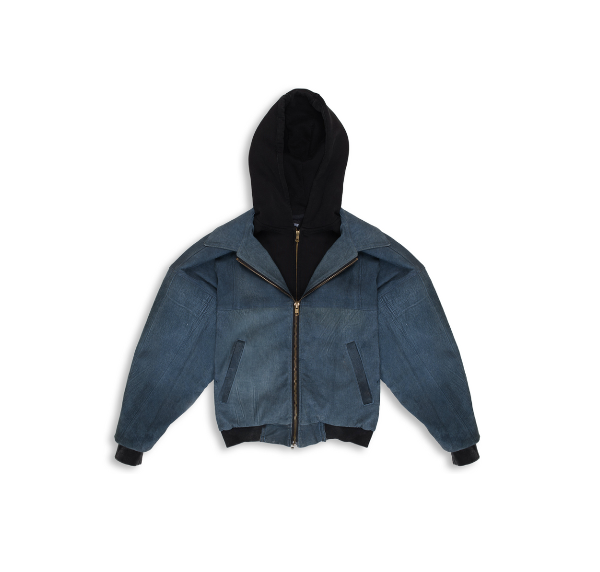 SUEDE HOODIE